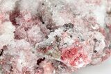Vibrant-Red Cinnabar with Calcite - Cocineras Mine #212748-2